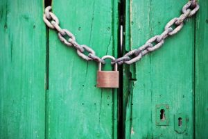 Locked door